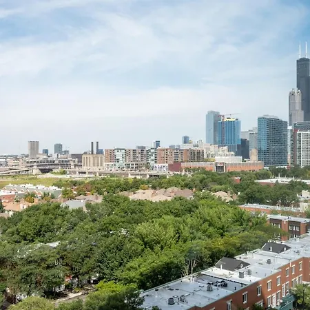 Apartment South Loop 1br W Gym Roof Nr Grant Park Chi-769 *