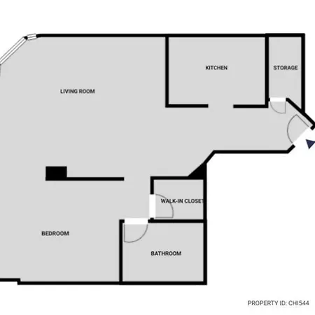 Apartment Gold Coast W Gym Lounge 1 Block From L Chi-544 *