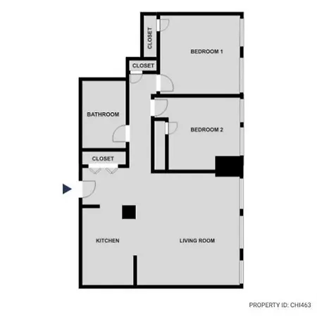 Apartment Medical District 2br W Gym Wd 1 Block To L Chi-463 *