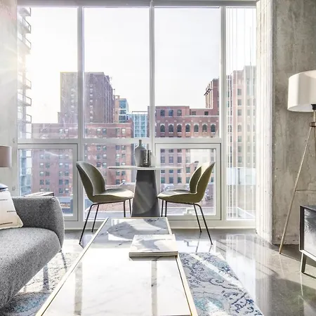 River N 1br W Gym Pool Nr L Stop Chi-363 Apartment Chicago
