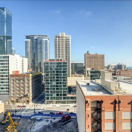 S Loop 1br W Gym Lounge 1 Block To L Chi-525 Apartment