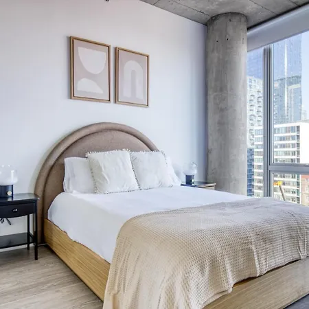 Apartment S Loop 1br W Gym Lounge 1 Block To L Chi-525 Chicago