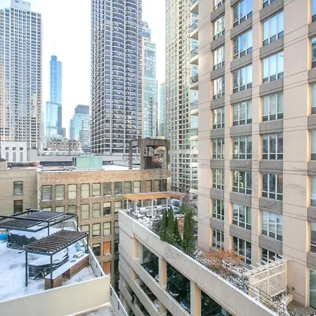 River N 1br W Gym Wd Nr Magnificent Mile Chi-162 Apartment