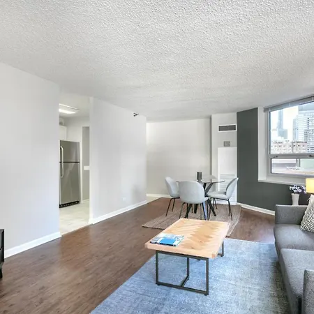 River N 1br W Gym Wd Nr Magnificent Mile Chi-162