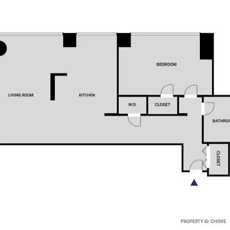 Apartment Loop 1br W Pool Dog Run Nr Riverwalk Chi-595