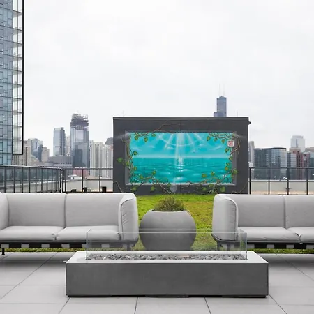 River West 2br W Rooftop Nr L Blue Line Chi-969 Apartment