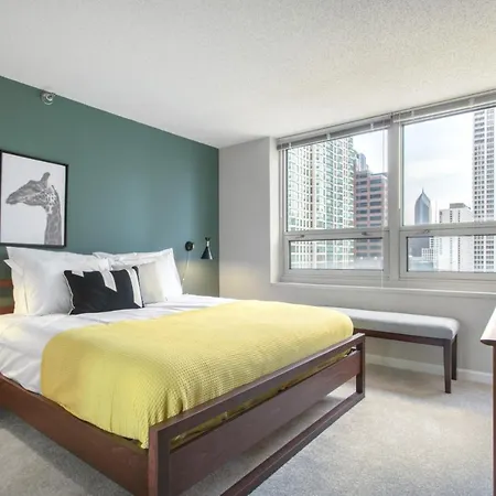 Apartment River N 2br W Gym Wd Nr Magnificent Mile Chi-164 *