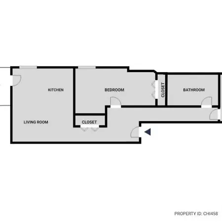 Apartment Lakeview 2br W Patio Wd Nr Wrigley Field Chi-458 *