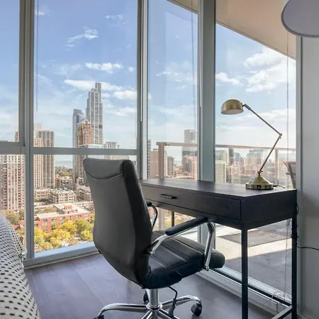 South Loop 2br W Pool Gym Rooftop Nr L Chi-995 *