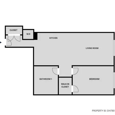 West Loop 1br W Wd Gym Lounge Nr L Chi-780 Apartment Chicago