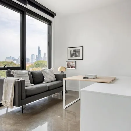 Apartment Pilsen W Rooftop Dog Run Gym Nr L Chi-993