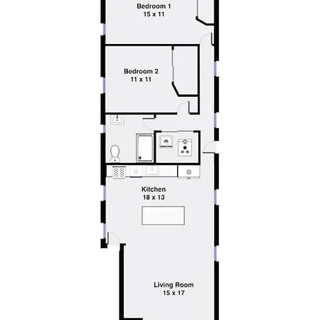 3 Flat Building Downtown - With Private Patios *