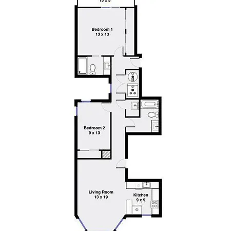 Apartment 870 1&2 - 2 Separate In Same Building