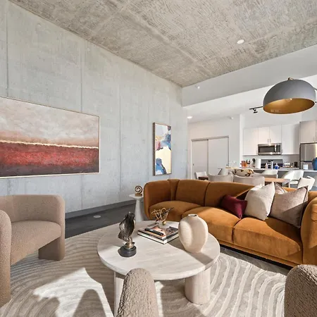 Apartment Fulbrix Bright Designer With West Loop Views *