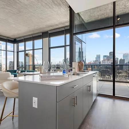 Apartment Fulbrix Bright Designer With West Loop Views Chicago