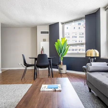 River N 1br W Gym Pool Nr Magnificent Mile Chi-269 Apartment *