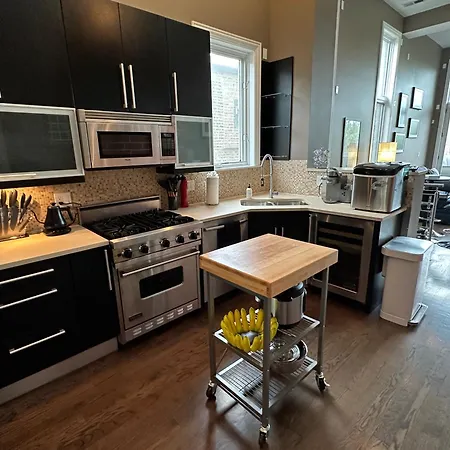 Wrigley Penthouse With Private Roof Deck And Parking Holiday home Chicago