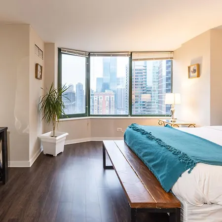 3b/3b Skyloft With Navy Pier View Gym & Pool By Envitae