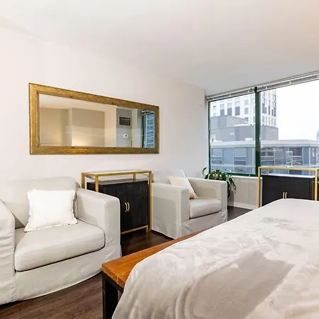 Apartment 3b/3b Skyloft With Navy Pier View Gym & Pool By Envitae Chicago