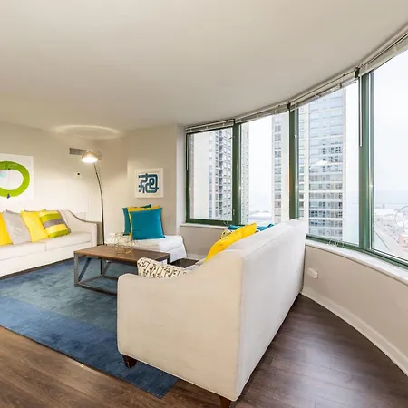 3b/3b Skyloft With Navy Pier View Gym & Pool By Envitae *