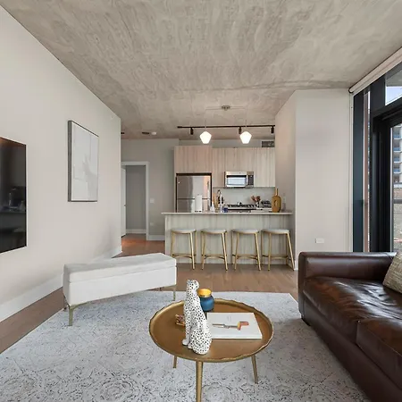 Apartment Sage Modern Near Union Park In West Loop Chicago