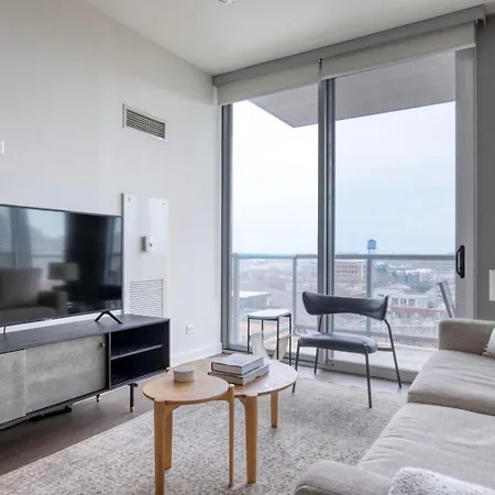 River West 1br W Roofdeck Wd Nr Blue Line Chi-1023 Chicago