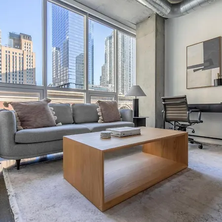 River North 1br W Lounge Gym Nr Shops Chi-1015 Apartment *
