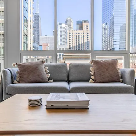 River North 1br W Lounge Gym Nr Shops Chi-1015 Apartment