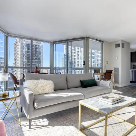 Apartment Gold Coast 2br W Outdoor Terrace Nr Beach L Chi-1016 Chicago