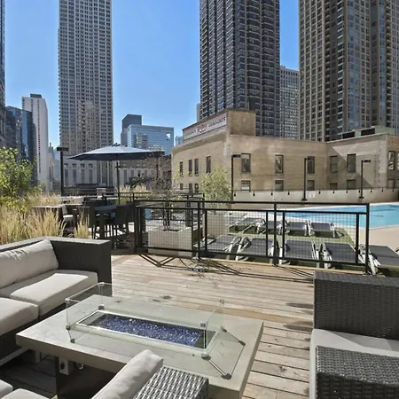 River N 1br W Gym Wd Nr Mag Mile Chi-86 *