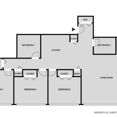 Medical District 3br W Gym Nr Hospitals Parks Chi-957 Apartment