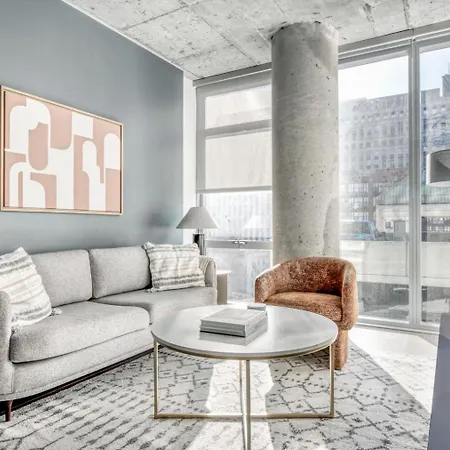 Apartment River North 1br W Gym Pool Roof Nr Riverwalk Chi-816 *