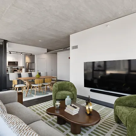Apartment Fulbrix Bright Designer With West Loop Views