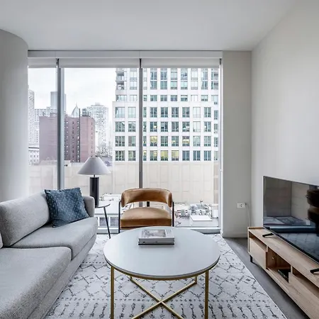 River North 1br W Gym Lounge Roof Nr L Chi-838 Chicago
