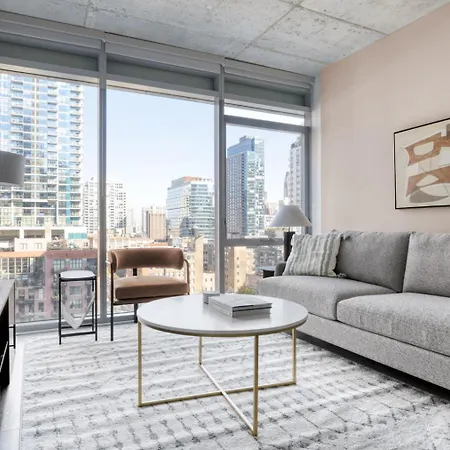 Apartment River North 1br W Gym Pool Roof Nr Riverwalk Chi-818 *
