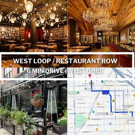 Stylish 2br Urban Retreat In River West Chicago