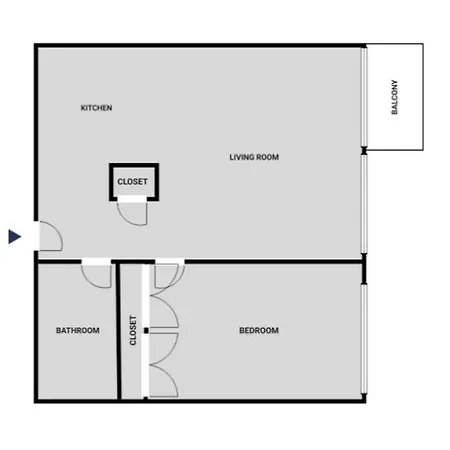 Blueground River North Pool Doorman Wd Chi-1092 *