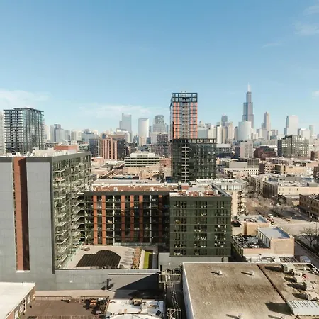 Apartment Blueground West Loop Rooftop Pool Gym Chi-1170 *