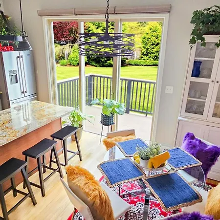 Art Downtown Fulton Market Entire 3 Bedroom Sleep10 Private Garage Roof Ev Tesla Holiday home