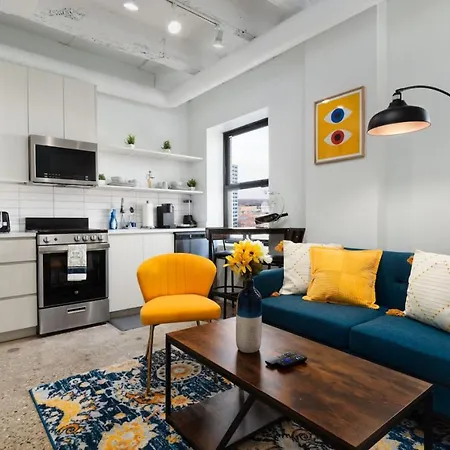 Regal Stylish Uptown Loft Beachfront Rooftopwfhgym Apartment *