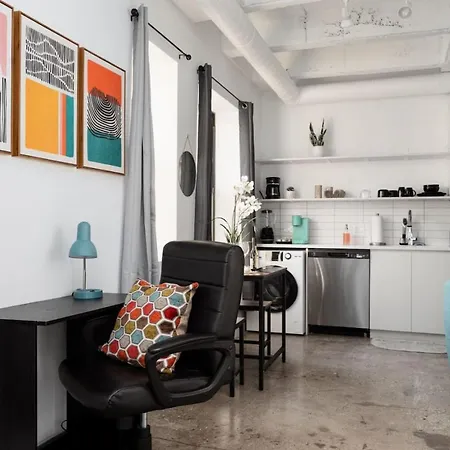 Sunny Modern Loft Montrose Rooftop Wfh Gym Apartment *