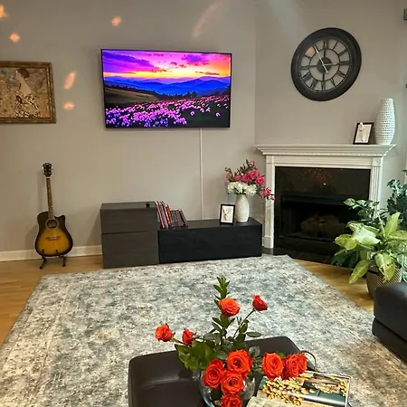 Art Downtown Fulton Market Entire 3 Bedroom Sleep10 Private Garage Roof Ev Tesla *