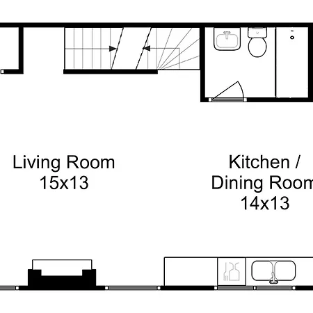 Old Town 3bd 3ba Coach House, Garage Parking Incl Holiday home Chicago