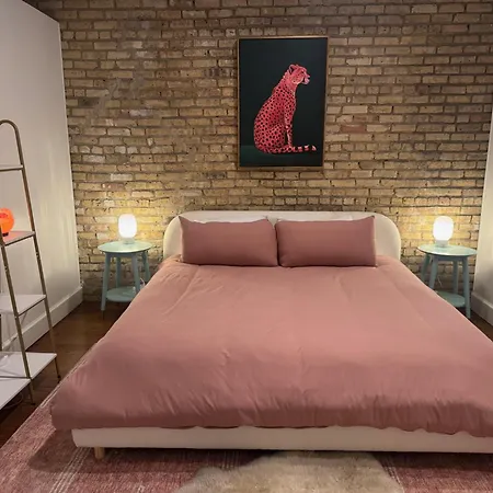 Huge! 3 King Bedrooms With Private Rooftop Lounge On Fulton Market Apartment