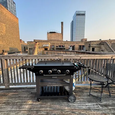 Huge! 3 King Bedrooms With Private Rooftop Lounge On Fulton Market Apartment Chicago
