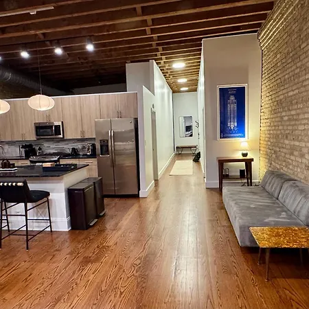 Huge! 3 King Bedrooms With Private Rooftop Lounge On Fulton Market * Chicago