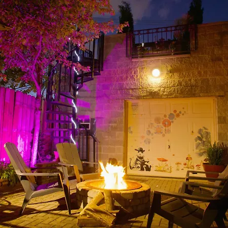 The Banksy-greystone Rooftop Firepit United Center Chicago