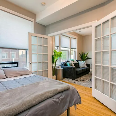 Apartment Logan Sq 4br - Free Parking - Near Nightlife & Dt Chicago