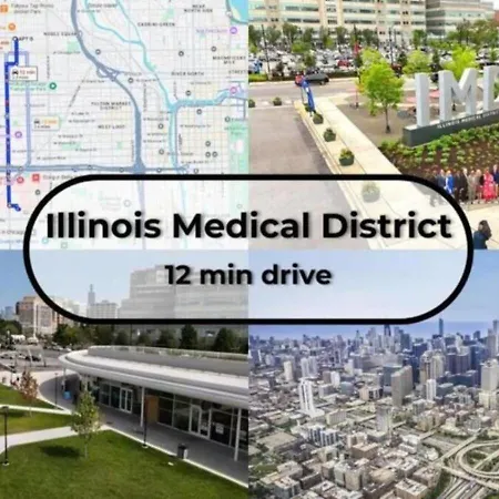 King Bed L Cta L United Center L Near Kasama L Patio *