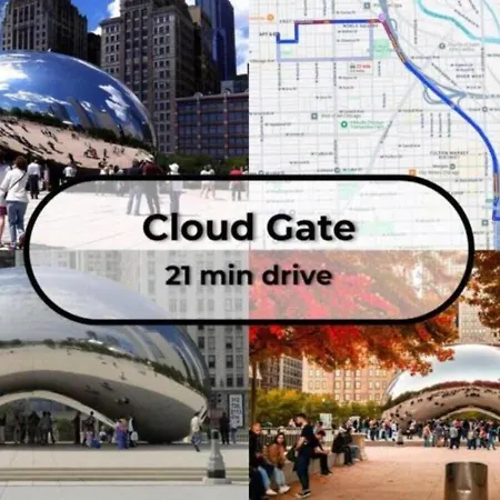 King Bed L Cta L United Center L Near Kasama L Patio Holiday home *